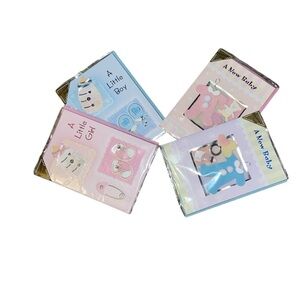 Brand new Set of 4 Handmade 3D baby cards